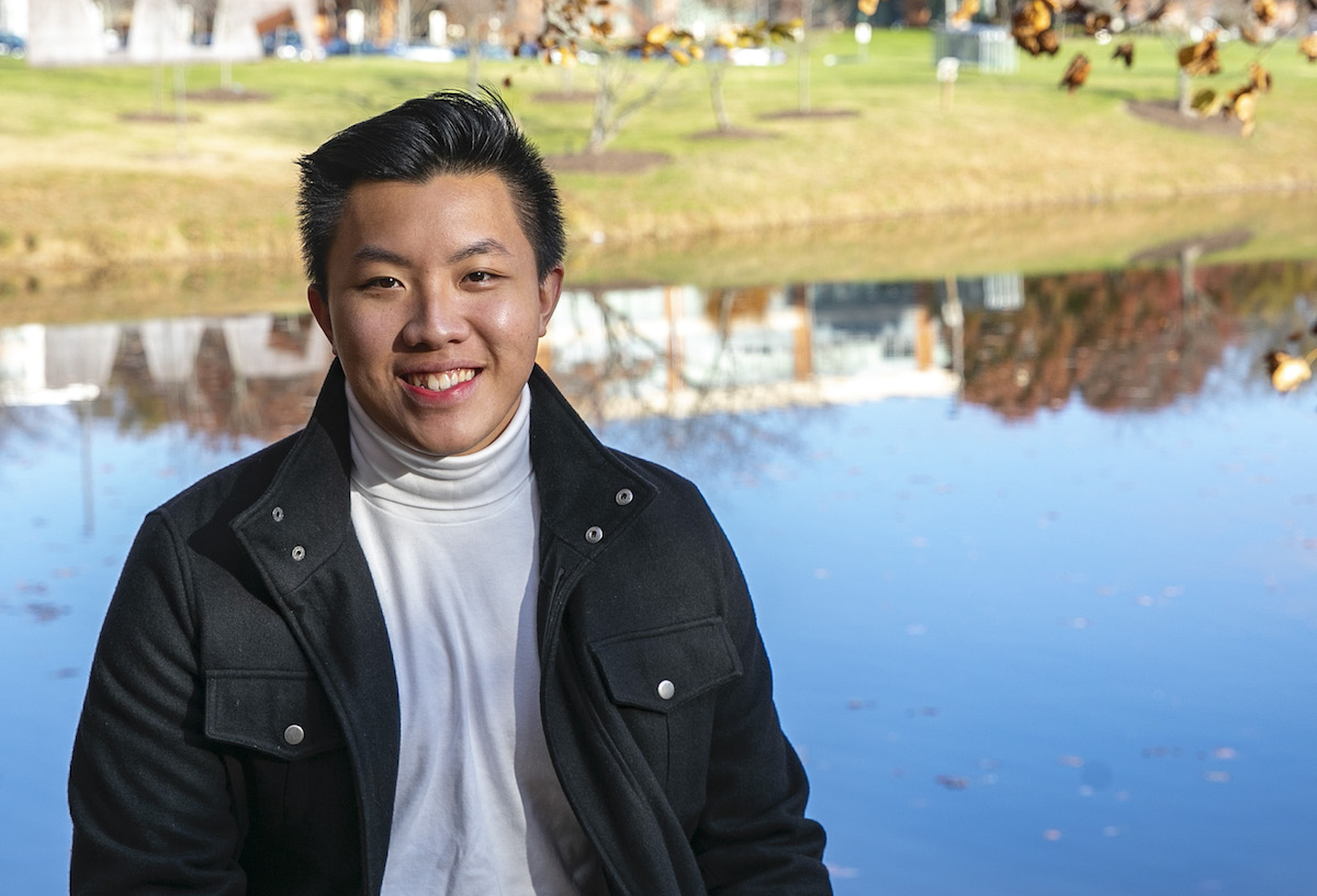 Mason graduating senior Alex Lee landed prestigious internships at EY Financial Services, Lenovo and Avalon Bay, along with an externship at HP Venture Capital.Photo by Shelby Burgess/Strategic Communications
