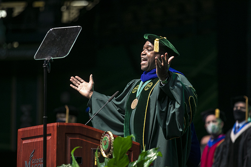 President Washington in regalia