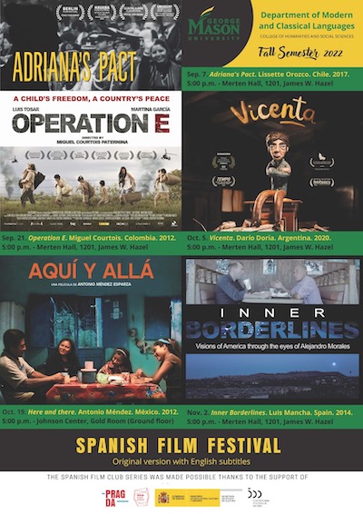 a move poster for a spanish film