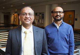 Nirup Menon (left) and Pallab Sanyal (right) 