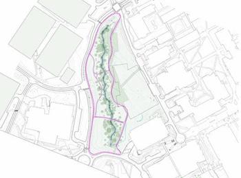 image of map showing the project